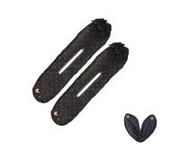 Barrette à cheveux avec boule, rouleau de chignon brodé à la main, pince à cheveux Lazy Hair Bun Clip Easy Fast Snap Roll (X, taille unique)