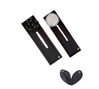 Barrette à cheveux avec boule, rouleau de chignon brodé à la main, pince à cheveux paresseuse, outil de coiffure facile à clipser (A6, taille unique)