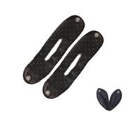 Barrette à cheveux avec boule, rouleau de chignon brodé à la main, pince à cheveux paresseux, outil de coiffure Easy Fast Snap Roll (J, taille unique)