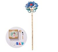 Barrette à cheveux Baguettes chinoises à fleurs anciennes Épingle à cheveux traditionnelle Cheveux traditionnels Bijoux scintillants