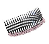 Barrette à cheveux décorative attrayante parfaite tête de cheveux strass rose