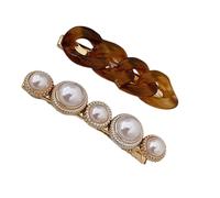 Barrette à cheveux élégante en forme d'épingle à cheveux à la mode - Grande taille