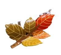 Barrette à cheveux en acrylique - Feuilles en forme d'animal - Grandes pinces à cheveux colorées | Épingle à cheveux en forme d'écureuil d'automne - Accessoires de vacances - Décoration de cheveux