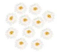 Barrette à Cheveux en Fleur d'Hibiscus Artificielle Lot de 10 Épingles Décorations d'Été DIY Accessoires pour Fête Hawaïenne