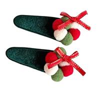 Barrette à cheveux en forme d'arbre de Noël - Tendance des années 2000