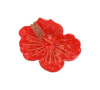 Barrette à cheveux en forme de fleurs en plastique avec acide acétique pour | Coiffe en plastique acétate avec design unique - Accessoire de cheveux floral pour un usage quotidien