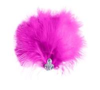 Barrette à cheveux en forme de plume perlée - Accessoire pour fête de carnaval (RD2, taille unique)