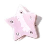 Barrette à cheveux en forme d'étoile en métal avec aile d'ange