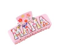 Barrette à cheveux en pin pour maman avec lettre accrocheuse B | Chignons rapides avec un maintien sûr pour des looks mi-hauts, un style quotidien, des tenues décontractées et des coiffures