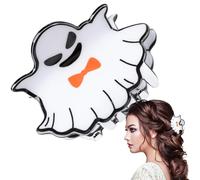Barrette à cheveux fantôme mignonne pour femmes fantômes, pinces à cheveux - Tenue forte, décorative, amusante, outil de coiffure pour Halloween, soirée, carnaval