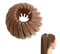 Barrette à cheveux magique en forme de nid d'oiseau en velours | Trois rangées d'accessoires de coiffure pour queue de cheval, et épingle à cheveux pour cheveux longs, courts, bouclés et