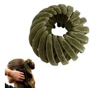 Barrette à cheveux magique en forme de nid d'oiseau en velours | Trois rangées d'accessoires de coiffure pour queue de cheval, et épingle à cheveux pour cheveux longs, courts, bouclés et