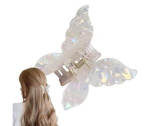 Barrette à cheveux papillon - Jolie pince à cheveux solide pour femme avec dos papillon en trois dimensions dans une couleur fantaisie super fabuleuse | Magnifique accessoire de cheveux pour les