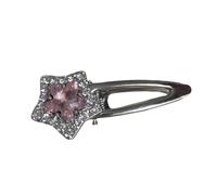 Barrette à cheveux petite étoile en cristal pinces à cheveux en métal bec de canard épingles à cheveux accessoires de cheveux pour femmes
