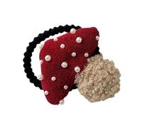 Barrette à cheveux pour fille des années 2000 - Pince à cheveux champignon - Bijou de tête avec cravate volée - Accessoire de coiffure - Épingle à cheveux