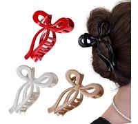 Barrette À Griffe,4 Barrettes Flexibles Pour Les Filles - Pince Griffe Souple | Pour Activités Sportives École Anniversaire Filles En Bas Âge Adolescentes