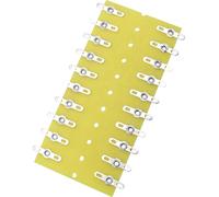 Barrette à souder double rangée TRU COMPONENTS 1572091 Nbr total de pôles 20 Bakélite (L x l x H) 82 x 38 x 1.6 mm 1 pc(s)