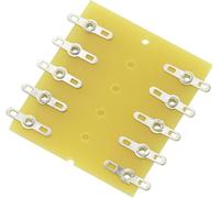 Barrette à souder double rangée TRU COMPONENTS 530282 Nbr total de pôles 10 Epoxy (L x l x H) 43 x 38 x 1.6 mm 1 pc(s)