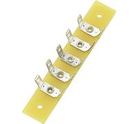 Barrette à souder simple rangée TRU COMPONENTS 1572092 Nbr total de pôles 5 Epoxy (L x l x H) 59 x 10 x 1.6 mm 1 pc(s)