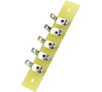 Barrette à souder simple rangée TRU COMPONENTS 1572092 Nbr total de pôles 5 Epoxy (L x l x H) 59 x 10 x 1.6 mm 1 pc(s)
