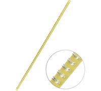 Barrette à souder simple rangée TRU COMPONENTS 530241 Nbr total de pôles 60 Epoxy (L x l x H) 498 x 12 x 1.6 mm 1 pc(s)