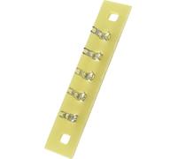 Barrette à souder simple rangée TRU COMPONENTS 530486 Nbr total de pôles 5 Epoxy (L x l x H) 45 x 9 x 1.5 mm 1 pc(s)