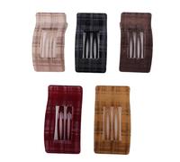 Barrette Canard Grand Modèle 5 Pièces Motif 10cm/3.93in,Barrettes Élégantes Pour Cheveux Épais ou Fins Avec Doudou Pour Coiffures Chignon Demi Queue Scénarios Divers