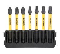 Barrette de 7 embouts de vissage Phillips/Torx Flextorq 57 mm - DT70823-QZ - DEWALT