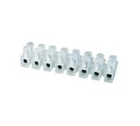 Zenitech Barrette 12 plots Section 10mm² - Blanc