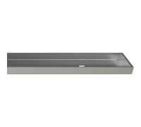 Barrette de finition à carreler pour évacuation linéaire Fundo Riolito neo - inox - L. 70 cm