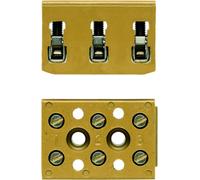 Barrette de raccordement mono et multipolaire Weidmüller BK 6/E 7906090000 jaune moyen 50 pc(s)