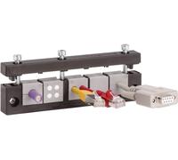 Barrette dentrée de câble Icotek KEL-E5 42250 Ø max. des bornes 17 mm Polyamide noir 1 pc(s)