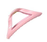Barrette En Silicome Grand Triangle Léger Et Confortable Pour Cheveux Style Décontracté Ou Élégant