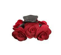 Barrette Fleur Cheveux Lot de 3 épingles à cheveux en forme de rose artificielle for femme(Color2)