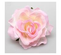 Barrette Fleur Cheveux Lot de 3 épingles à cheveux en forme de rose artificielle for mariage, fête, femme(Light pink)