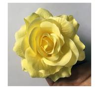 Barrette Fleur Cheveux Lot de 3 épingles à cheveux en forme de rose artificielle for mariage, fête, femme(Light yellow)