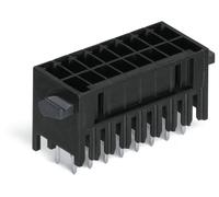Barrette mâle (standard) série 1735 WAGO 713-1409/037-000 Nbr total de pôles 18 Pas: 3.50 mm 25 pc(s)