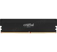 Barrette mémoire 16Go DIMM DDR5 Crucial Pro OC Gaming 6000MHz (Noir) Version OEM (Tray)