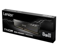 Lexar THOR - DDR4 - module - 8 Go - DIMM 288 broches - 3600 MHz / PC4-28800 - CL18 - 1.35 V - mémoire sans tampon - gris foncé GRIS G