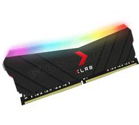 Barrette mémoire 8Go DIMM DDR4 PNY XLR8 Gaming Epic-X RGB 3200MHz CL6 (Noir) Version SI