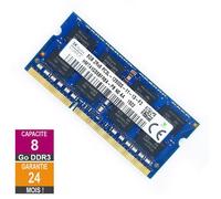 Barrette Mémoire 8Go RAM DDR3 Hynix HMT41GS6BFR8A-PB SO-DIMM PC3L-12800U 2Rx8