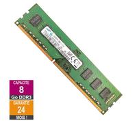 Barrette Mémoire 8Go RAM DDR3 Samsung M378B1G73DB0-CK0 DIMM PC3-12800U