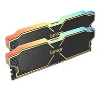 Lexar Kit Mémoire RAM Thor DDR5 32 Go (2x16 Go) 6000 MHz CL38 1,3 V RGB Noir
