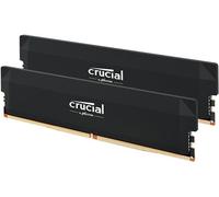 Crucial Pro RAM DDR5 64Go Kit (2x32Go) 6400MHz CL40, Overclocking Gaming, Intel XMP 3.0 / AMD Expo, PC Mémoire, Noir - CP2K32G64C40U5B