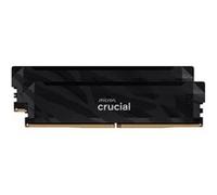 Barrette mémoire RAM Crucial Pro OC 32 Go (Kit de 2 x 16 Go) DDR5 6400 MHz CL38 Noir