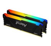 Kingston Technology FURY Beast 32GB 3600MT/s DDR4 CL18 DIMM (Kits de 2) RGB