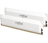 Barrette mémoire RAM Crucial Pro 64 Go (Kit de 2 x 32 Go) DDR5 6400 Mhz CL40 blanc