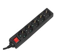 Maclean MCE227G Multiprise 5 Prises avec Interrupteur et sécurité pour Enfants Schuko 3 500 W 5 m