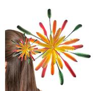 Barrette Nouvel An Décoration Légère Colorée Anti-Dérapante