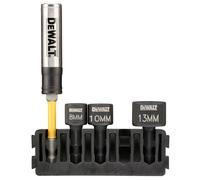Barrette porte-embout torsion + douilles compactes Ø 8/10/13 mm - DT70826-QZ - DEWALT